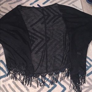 Black poncho